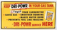 DRI-POWR CARBURATOR CLEANER SST SIGN
