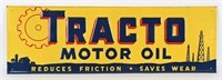 TRACTO MOTOR OIL EMBOSSED TIN SIGN