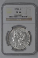 1880-O Morgan Silver Dollar