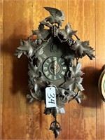 German Cuckoo Clock - no weights-some damage