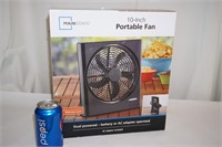 10" Portable Battery Powered Fan