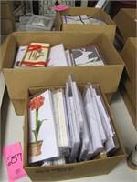 2 boxes of mixed cards and envelopes