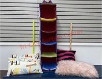 Kid’s Room Lot. Daily Clothes Organizer & 5 Throw