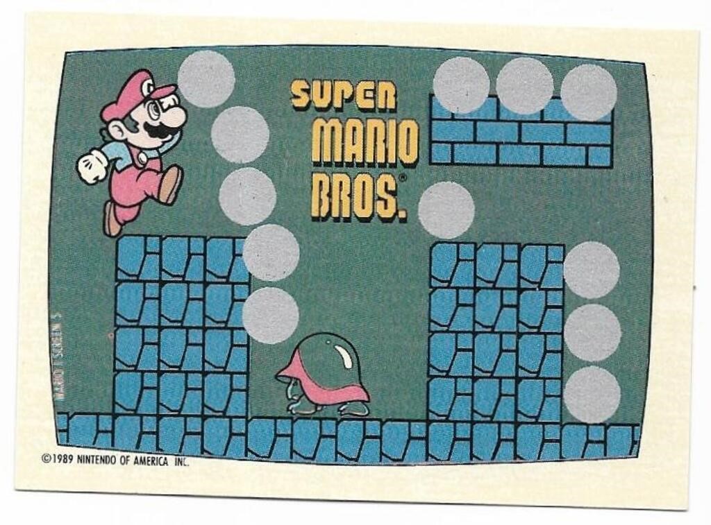 1989 Nintendo Gamepack card Super Mario #5