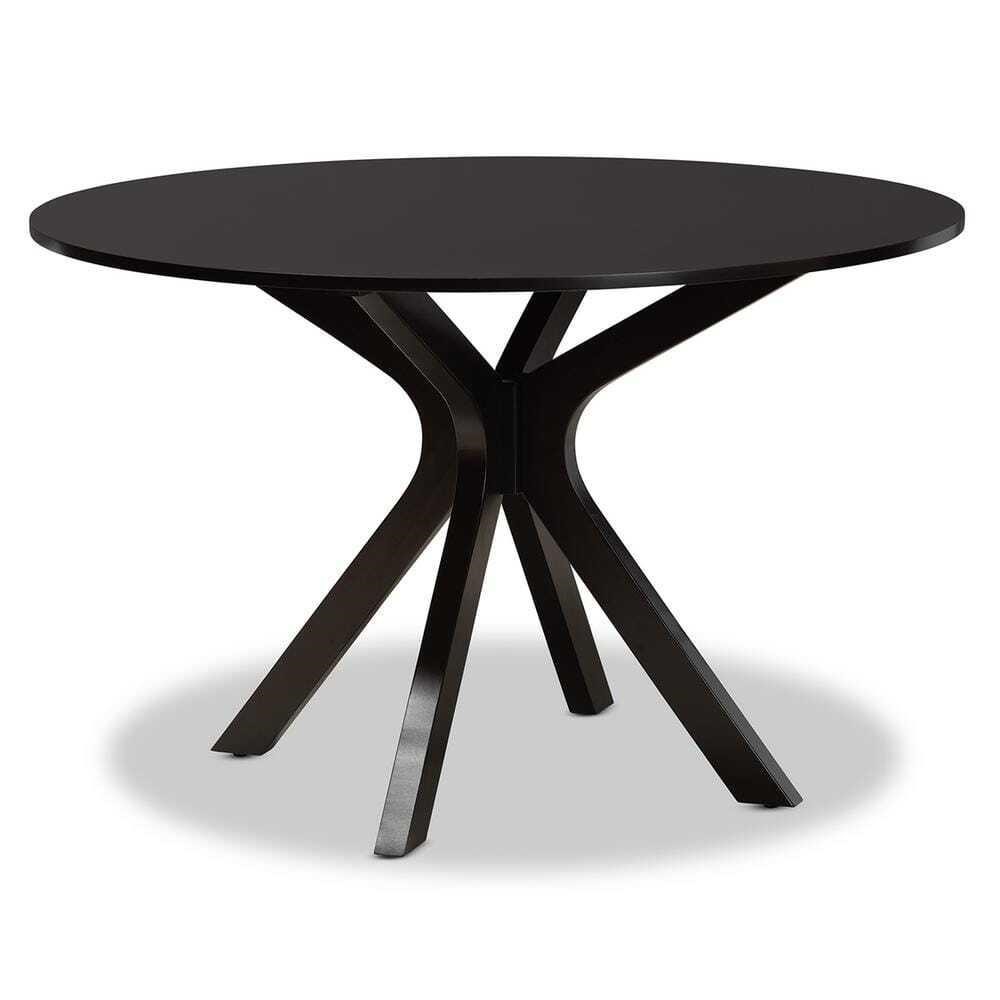 $177  Kenji Dark Brown 48-in. Dining Table