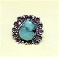 Silver Turquoise Ring