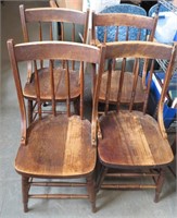 4 Country Chairs