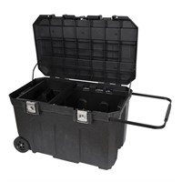 $90  CRAFTSMAN 37-in Black Plastic Tool Box