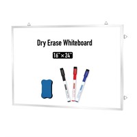 DumanAsen Whiteboard, 16×24 inches Magnetic Dry Er