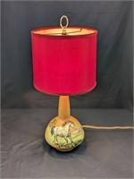 Custom Hand Painted Horse Lamp