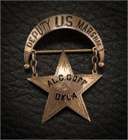 14 Kt. Gold, Deputy U.S. Marshal Badge