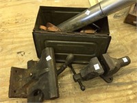 Vise, saw vice, ammo box & leather tool holders