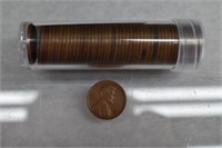 Roll of 50 Wheat Cents