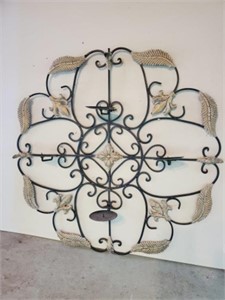 Metal Wall Hanging Candle Holder