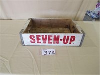 Vintage 1975 Seven Up Bottle Crate