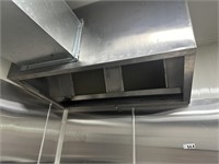 S/S Overhead 2 Filter Fume Extraction Canopy