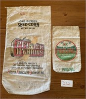 Pfister Hybrids Seed Corn NK Seed Sacks