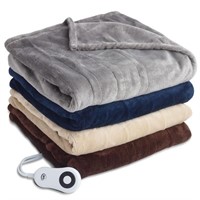 "As Is" The Best Heated Throw - Navy