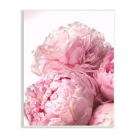 Blush Pink Peonies Florals on Canvas 48" x 36" $88
