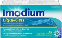 Imodium Liqui-Gels, Fast soothing relief of