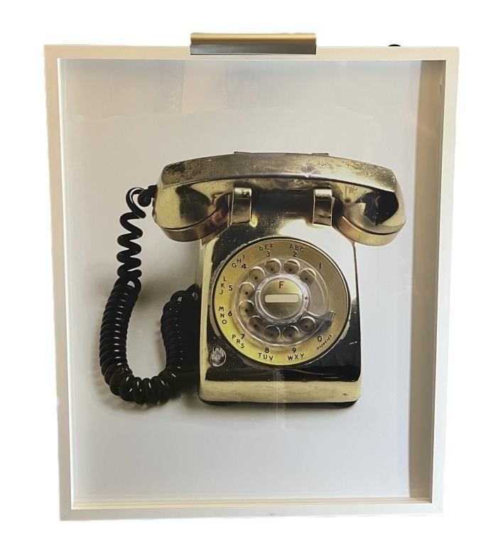 A Jeff Scott "Gold Phone, 2002" (American, b. 1963