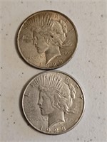 2-1923 PEACE DOLLARS