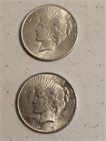 2-1925 PEACE DOLLARS