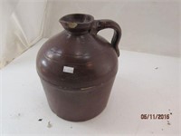 Brown Stoneware Pitcher Crock