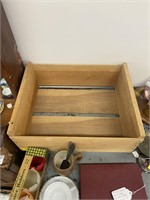 Gonzales Tomato Wood Crate