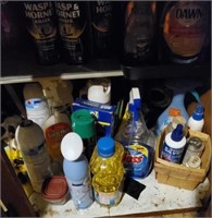 CABINET OF CLEANING SUPPLIES