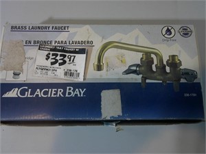 brass laundry faucet, new