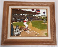 Baseball Hot Air Balloon Hargrove Painting