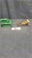 Oliver crawler tractor and block plane