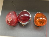 Lot of Vintage Emergency Warning Lights From F