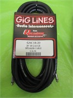 20'  18 Gauge Speaker Cable