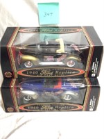 2 die cast cars new in box