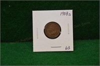 1908s Indian Head Cent  semi key