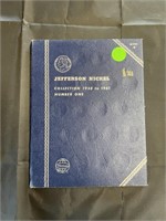 Jefferson Nickel Book Not Full