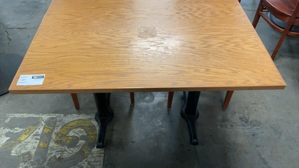 Finished Wooden Rectangular Table (44 W x 30 L)