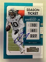 Jaguars Laviska Shenault Jr. Signed Card with COA