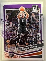 Kings Keegan Murray Signed Card with COA