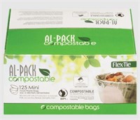 125-Pk Al-Pack Small Compost Bags