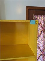 Yellow storage shelf 2ft x 1ft x 6ft (Main room)