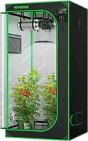 VIVOSUN S336 3x3 Grow Tent, 36"x36"x72" High Refle