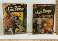 2 Vintage “the Lone Ranger” Comic Books