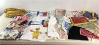 Mixed lot Fabric Bags Childrens Sheets