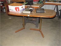 Dining Table - Measures Approx. 60 x 36 with one