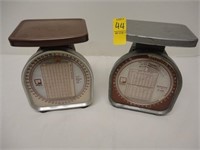 (2) PELOUZE POSTAL SCALES