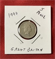 1990 Great Britain 5 Pence