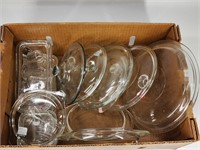 LOT OF VARIOUS PYREX LIDS